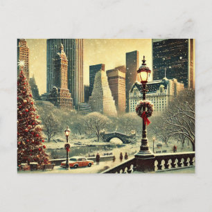 Cartes Pour Fêtes Annuelles NY - Magie Inoubliable des Fêtes dans la Grosse Po