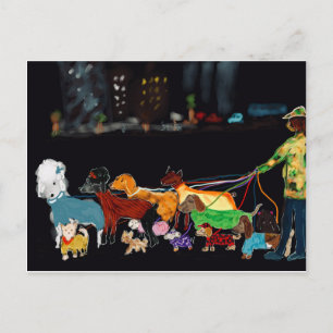 Cartes Pour Fêtes Annuelles Nyc Dogwalker