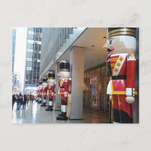 Cartes Pour Fêtes Annuelles NYC Nutcrackers (Devant)