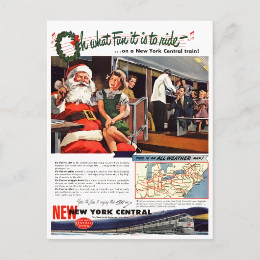 Cartes Pour Fêtes Annuelles NYC, oh quel amusement c'est (Devant)