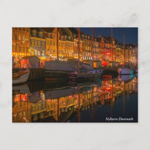 Cartes Pour Fêtes Annuelles Nyhavn Danemark City