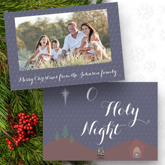 Cartes Pour Fêtes Annuelles O Holy Night Christmas Photo