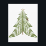 Cartes Pour Fêtes Annuelles O Tannenbaum<br><div class="desc">L'image de l'unadorned Christmas tree expresses both the simcity and the grandeur of the season. Original by American graphic designer Steve L. Vernon is part of the "It's all about 'gratitude !' collection.</div>