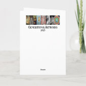 Cartes Pour Fêtes Annuelles Oasis du Château du Minaret (Dos)