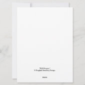 Cartes Pour Fêtes Annuelles Obtenez bien personnalisable Katie nom fleurs viol (Dos)