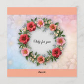 Cartes Pour Fêtes Annuelles Occasion heureuse (Dos)