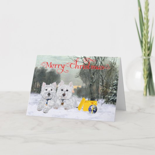 Cartes Pour Fêtes Annuelles Occasions en hiver (Devant)