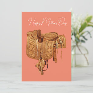 Cartes Pour Fêtes Annuelles Occidental,Vintage,Selle,Pays, Fête des Mères