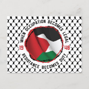 Cartes Pour Fêtes Annuelles Occupation par la résistance palestinienne des dro