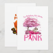 Cartes Pour Fêtes Annuelles Octobre de la sensibilisation au cancer du sein No (Devant / Derrière)