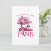 Cartes Pour Fêtes Annuelles Octobre de la sensibilisation au cancer du sein No (Debout devant)