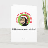 Cartes Pour Fêtes Annuelles Odeur de Noël amusante (Dos)