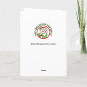 Cartes Pour Fêtes Annuelles Odeur de Noël amusante (Dos)