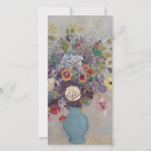 Cartes Pour Fêtes Annuelles Odilon Redon - Vase De Fleurs (Devant)
