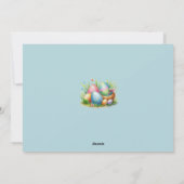 Cartes Pour Fêtes Annuelles oeuf de pâques (Dos)