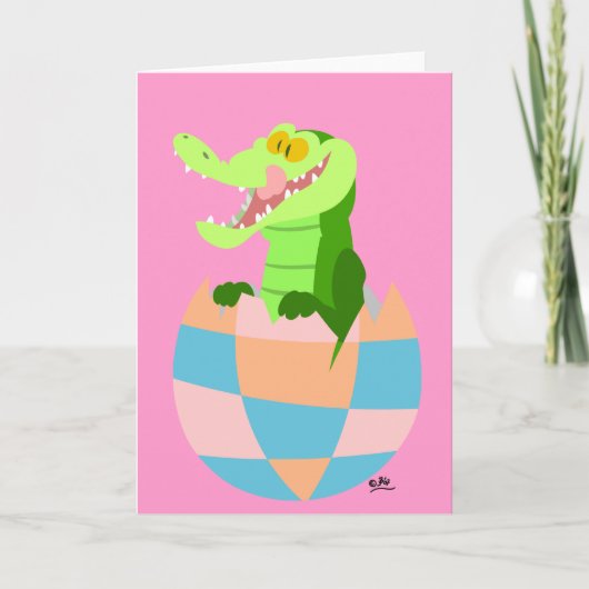 Cartes Pour Fêtes Annuelles Oeuf de Pâques ! ! (Devant)