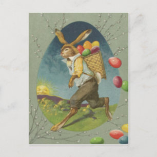 Cartes Pour Fêtes Annuelles OEuf de Pâques Couleur Soleil