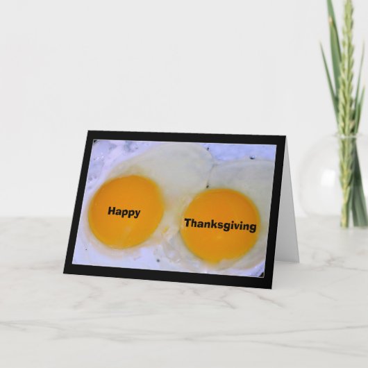 Cartes Pour Fêtes Annuelles Oeuf-stra Special Thanksgiving (Devant)