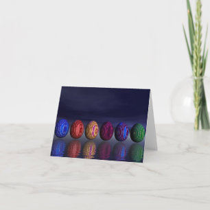 Cartes Pour Fêtes Annuelles Oeufs colorés pour Pâques - 3D rendent