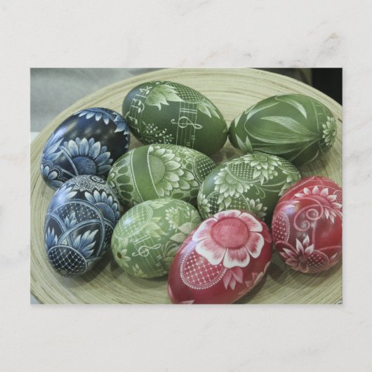 Cartes Pour Fêtes Annuelles Oeufs de pâques (Devant)