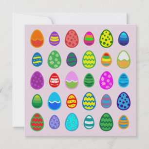 Cartes Pour Fêtes Annuelles Œufs de Pâques
