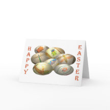 OEufs de pâques brodés