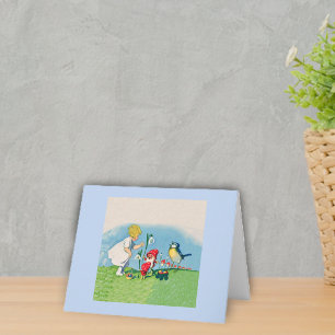 Cartes Pour Fêtes Annuelles Œufs de Pâques de lutins vintage