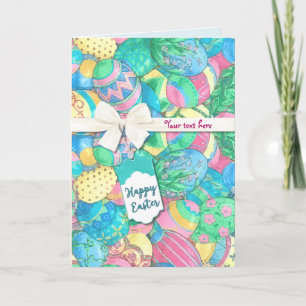 Cartes Pour Fêtes Annuelles Oeufs de pâques en pastel d'Oeuf-stavaganza