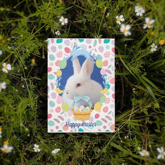 Cartes Pour Fêtes Annuelles OEufs de Pâques lapin