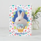 Cartes Pour Fêtes Annuelles OEufs de Pâques lapin (Debout devant)