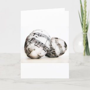 Cartes Pour Fêtes Annuelles Oeufs de pâques musicaux