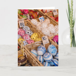 Cartes Pour Fêtes Annuelles OEufs de Pâques tchèques