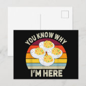 Cartes Pour Fêtes Annuelles Œufs de Thanksgiving farcis drôles Vous savez pour (Devant / Derrière)