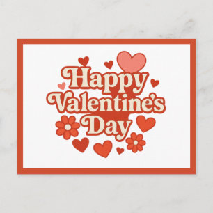 Cartes Pour Fêtes Annuelles Œuvres d'art de la Saint-Valentin des années 70