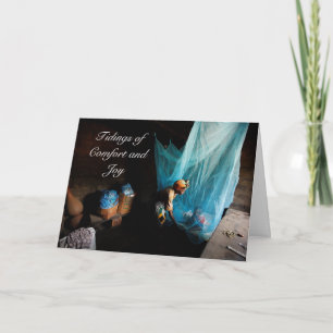 Cartes Pour Fêtes Annuelles Offrez le cadeau de vie - Donnez un lit... -Person