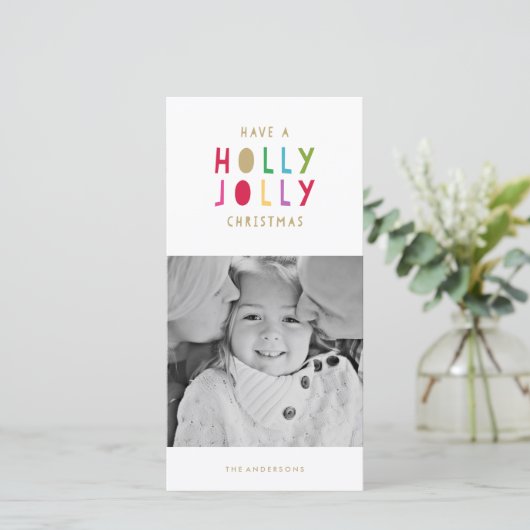 Cartes Pour Fêtes Annuelles Oh By Golly | Holiday Photo Cards (Debout devant)