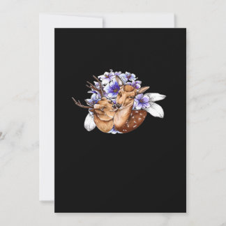 Cartes Pour Fêtes Annuelles Oh Cerf Style Minimaliste Propre