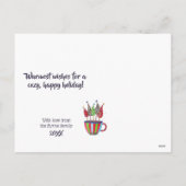 Cartes Pour Fêtes Annuelles Oh Christmas Tea Disco Trees (Dos)