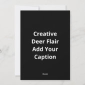 Cartes Pour Fêtes Annuelles Oh Deer Creative Style (Dos)