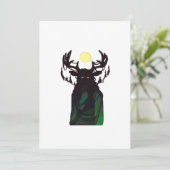 Cartes Pour Fêtes Annuelles Oh Deer Minimal Design (Debout devant)