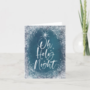 Cartes Pour Fêtes Annuelles Oh Holy Night Fête repliée