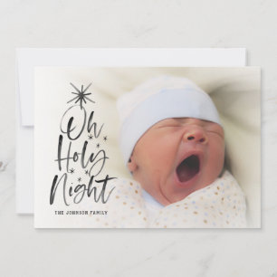 Cartes Pour Fêtes Annuelles Oh Holy Night Photo de vacances