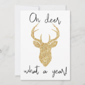 Cartes Pour Fêtes Annuelles Oh Mon Dieu, Quel An ! Noël drôle (Devant)