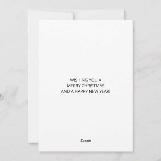 Cartes Pour Fêtes Annuelles Oh Mon Dieu, Quel An ! Noël drôle (Dos)