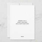 Cartes Pour Fêtes Annuelles Oh Mon Dieu, Quel An ! Noël drôle (Dos)