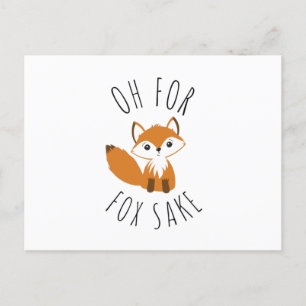 Cartes Pour Fêtes Annuelles Oh pour Fox Sake