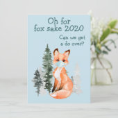 Cartes Pour Fêtes Annuelles Oh pour Fox Sake 2020 Do-over (Debout devant)