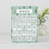 Cartes Pour Fêtes Annuelles Oh Quel An Mint Grn Quarantaine Bingo Noël (Debout devant)