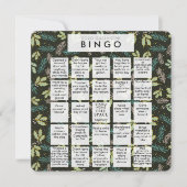 Cartes Pour Fêtes Annuelles Oh Quel An Mint Grn Quarantaine Bingo Noël (Devant)