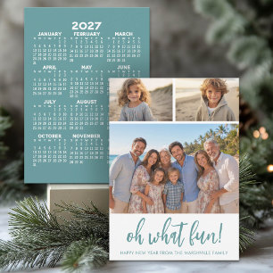 Cartes Pour Fêtes Annuelles Oh Quel Plaisir - 3 Photo - Calendrier 2027